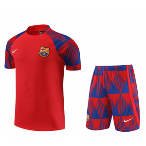 Camiseta FC Barcelona Pre-Match 23/24 Rojo  + Pantalones