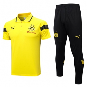 Polo Borussia Dortmund Pre-match 23/24 Amarillo + Pantalones