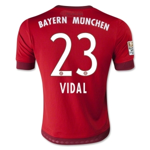 CAMISETA Bayern Munich 15/16 VIDAL NIÑOS PRIMERA EQUIPACIÓN