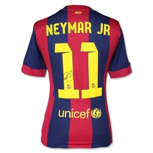 CAMISETA Icons Neymar Barcelona PRIMERA EQUIPACIÓN 14/15 Back Signed