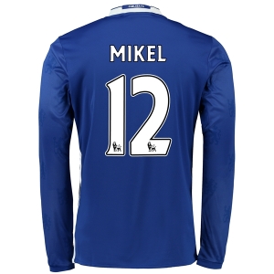 CAMISETA Chelsea 16/17 12 MIKEL LS PRIMERA EQUIPACIÓN