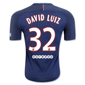 CAMISETA Paris Saint-Germain 16/17 DAVID LUIZ Authentic PRIMERA EQUIPACIÓN