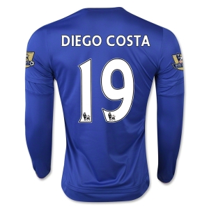 CAMISETA Chelsea 15/16 19 Diego Costa LS PRIMERA EQUIPACIÓN